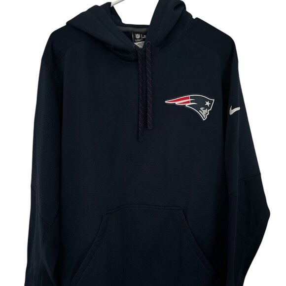 Nike Other - Nike Patriots Navy Pull Over Hoodie - NWOT - Therma-Fit - XL